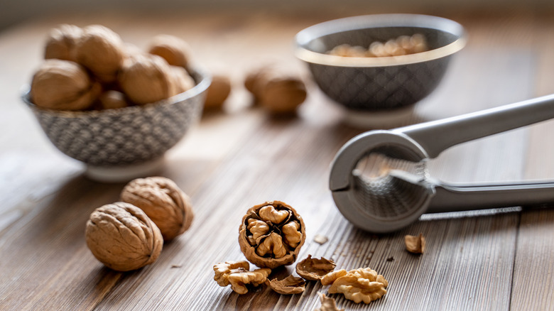 Walnuts in shells