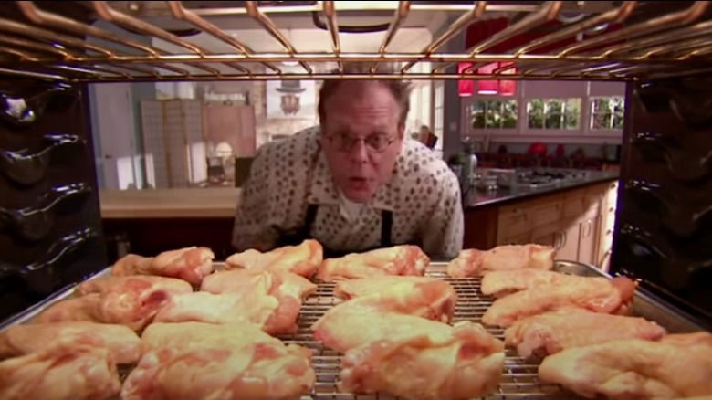 Alton Brown oven chicken wings