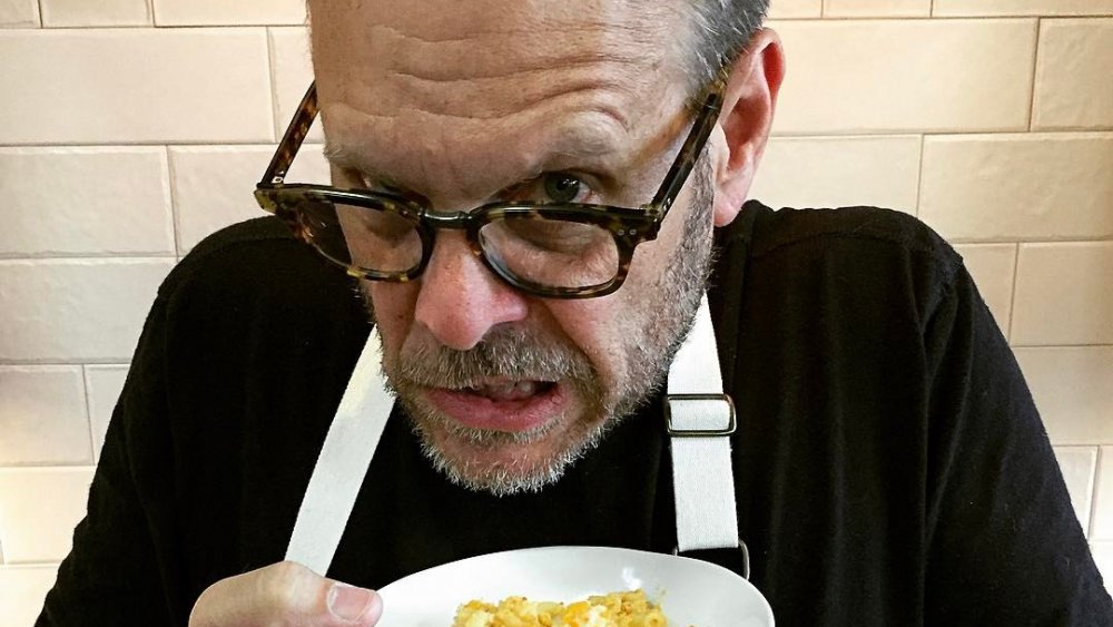 Alton Brown making a funny face