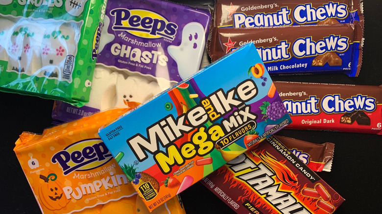 Alton Brown's candy stash