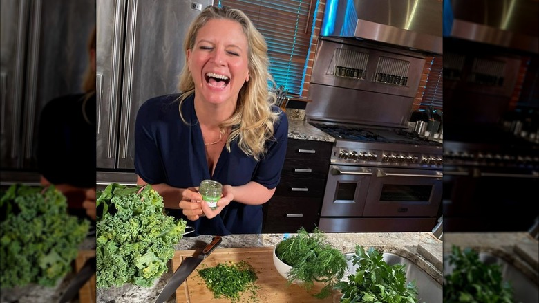 Chef Amanda Freitag with AF Spices