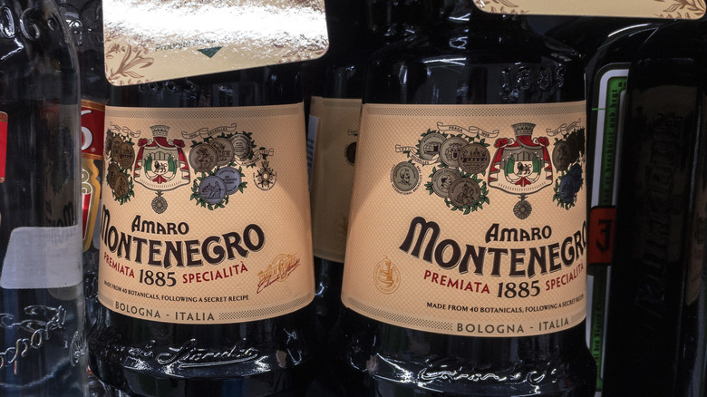 bottles of Amaro Montenegro