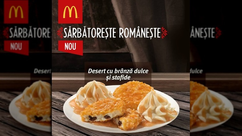 McDonald's Romanian desserts