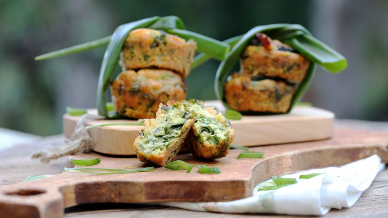 Spinach and cheese muffins