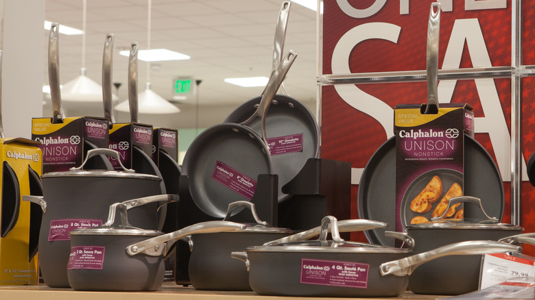 Set of Calphalon cookware