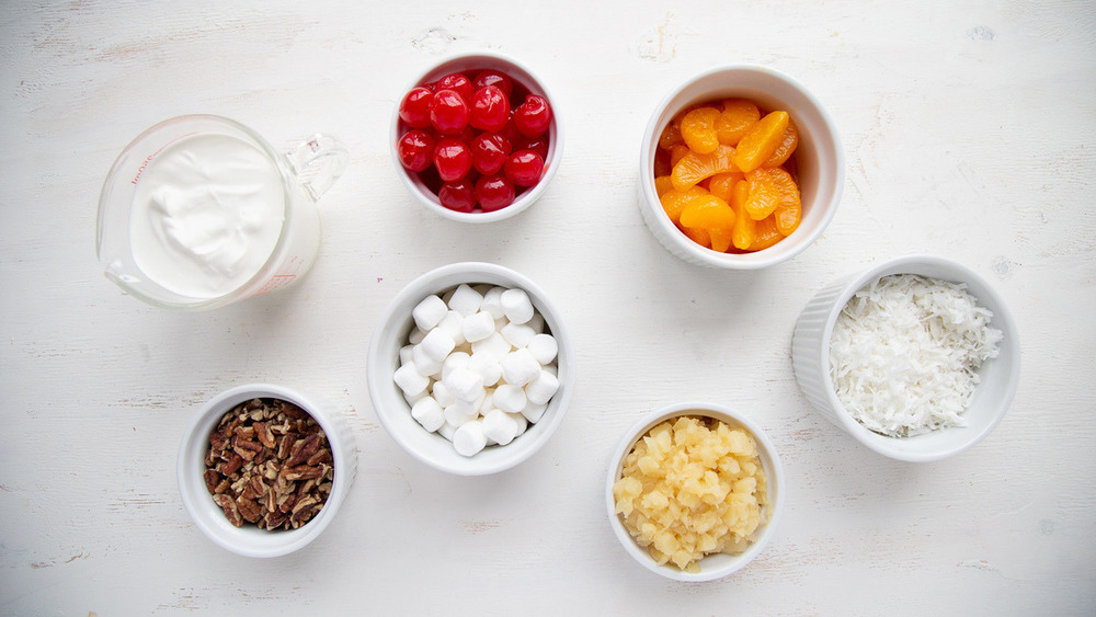 Ingredients for ambrosia recipe