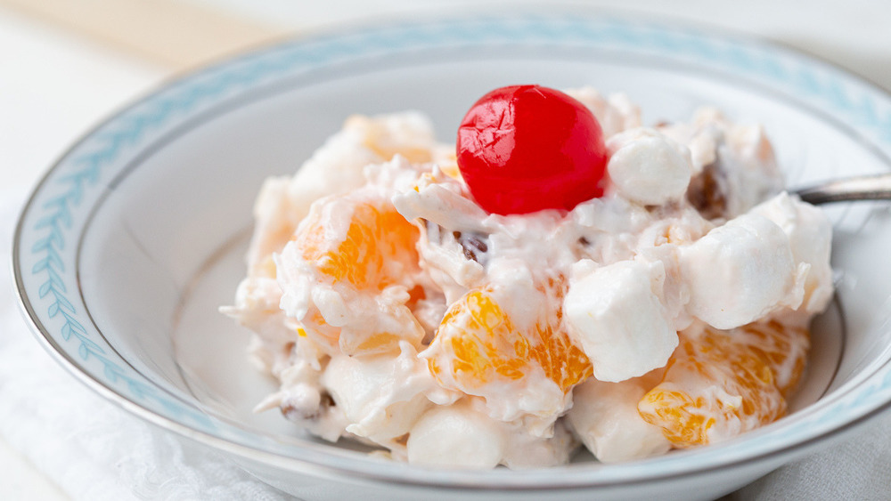 ambrosia recipe in a bowl