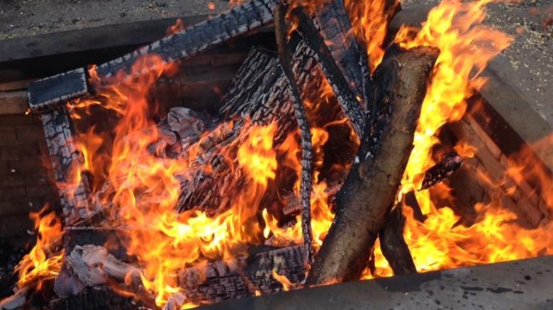Open fire at Vera's Backyard BBQ