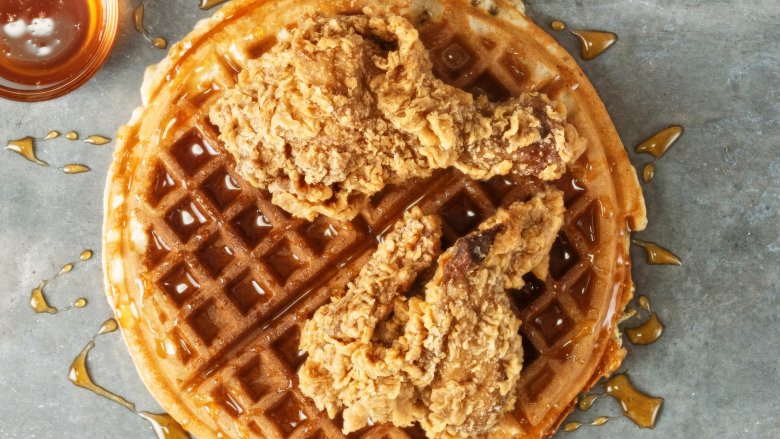 Chicken and waffles