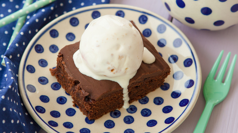 brownie à la mode