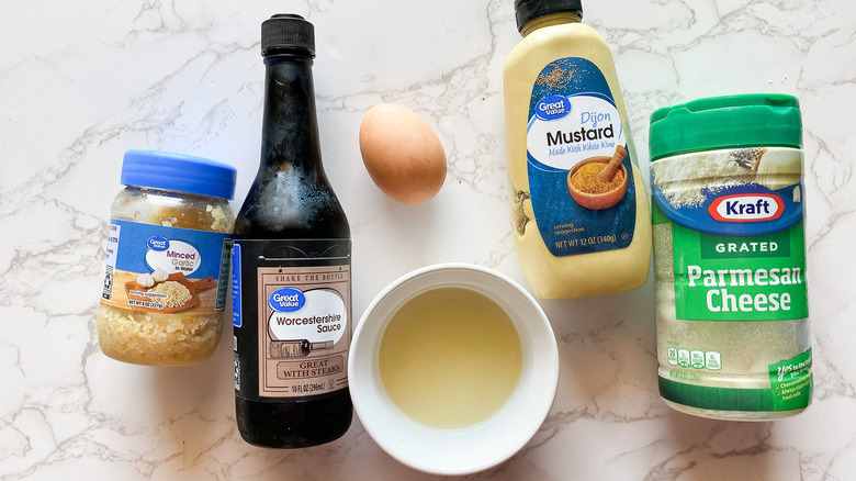 Anchovy-free Caesar dressing ingredients