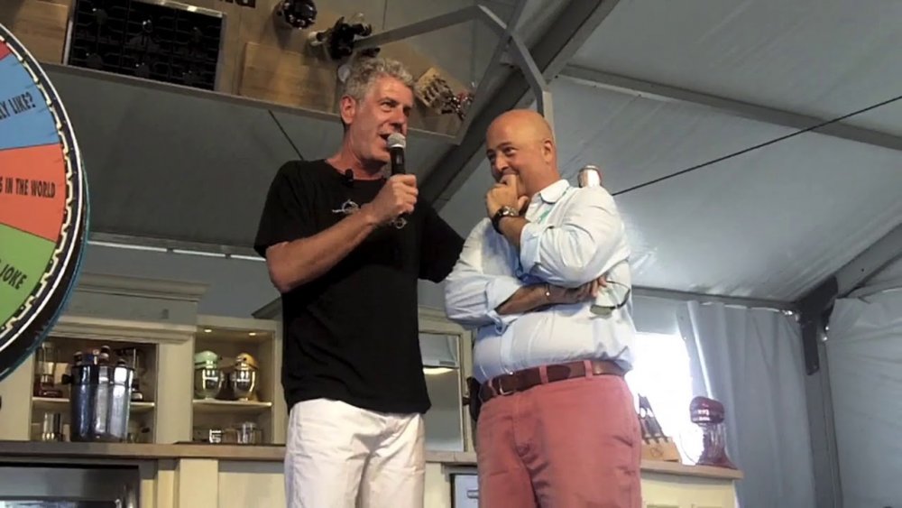 Anthony Bourdain and Andrew Zimmern