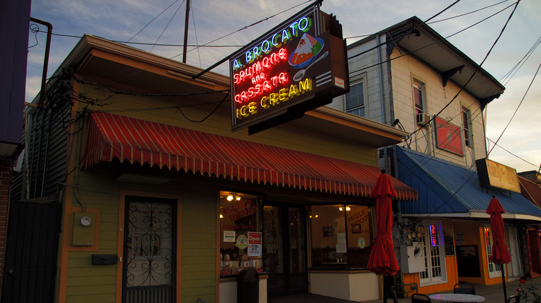 Angelo Brocato ice cream parlor storefront