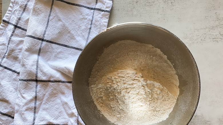 flour in bowl