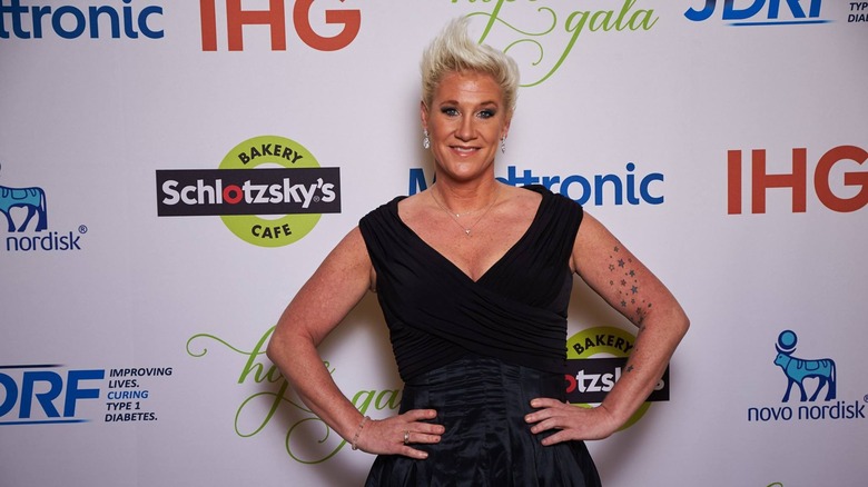 anne burrell posing at fundraiser