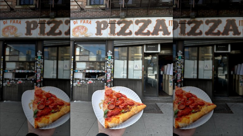 NY-style slice from DiFara's