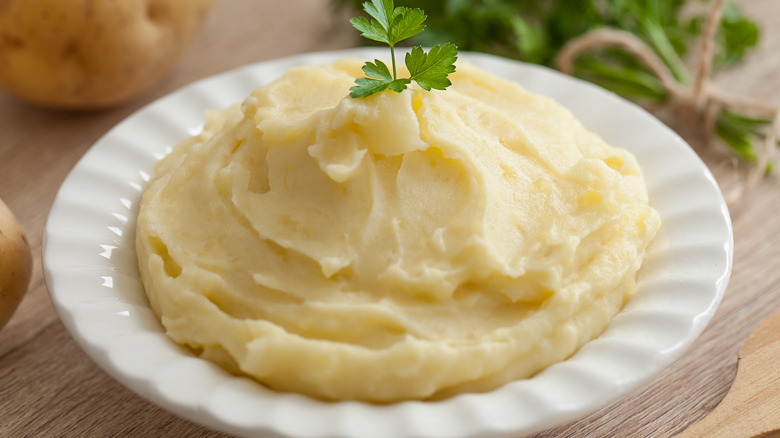 Bowl of potato puree