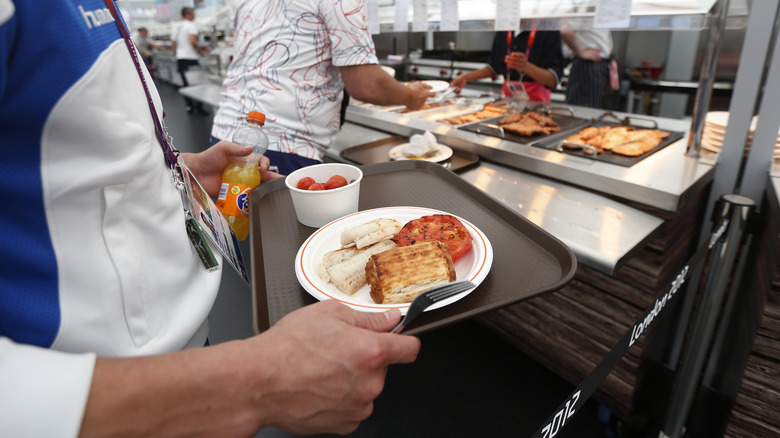 food at Olympic dining hall