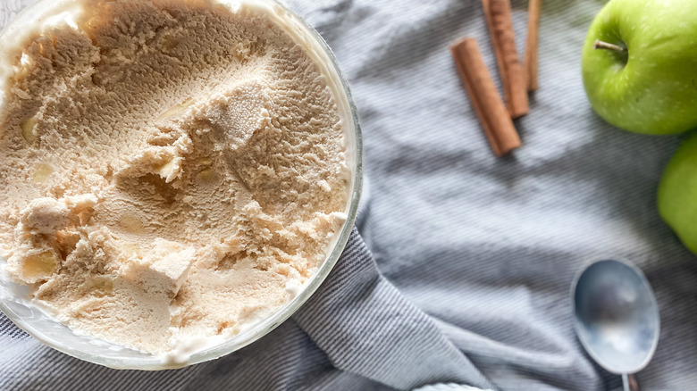 ice cream in container