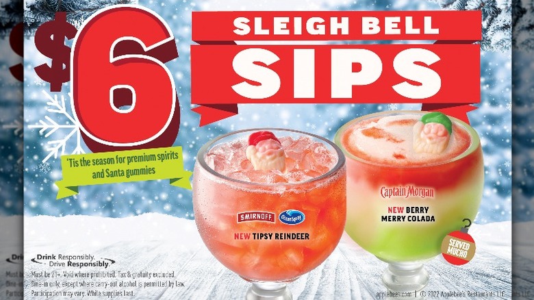 Applebee's sleigh bell sips