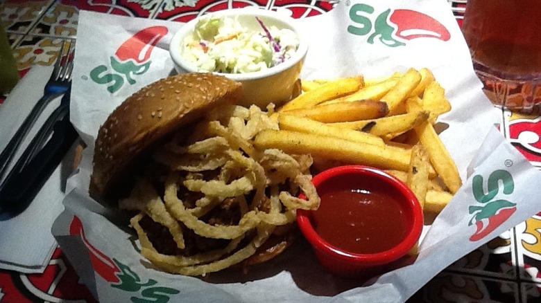 Chili's burger 