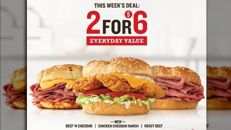 Everyday Value deals at Arby's