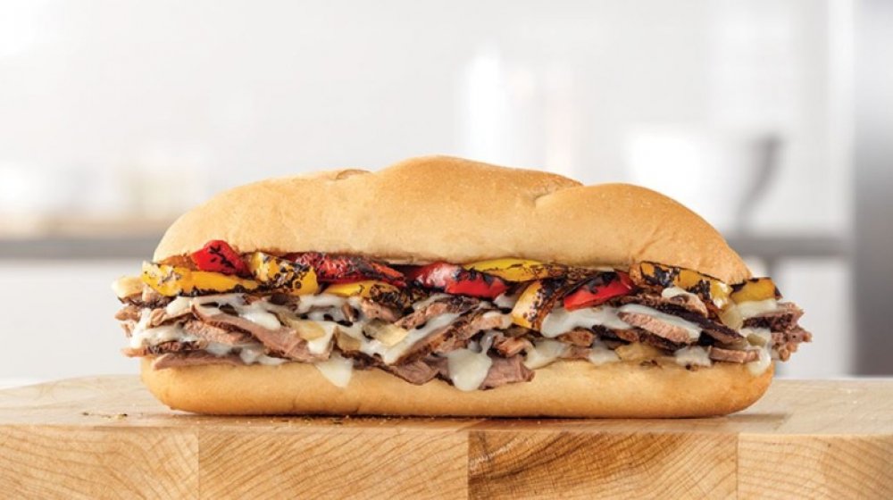 Arby's Prime Rib Cheesesteak sandwich