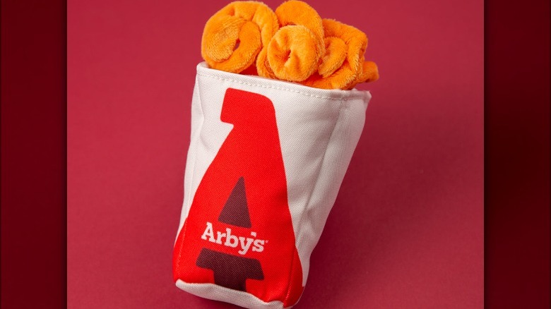 Arby's curly fries pet toy