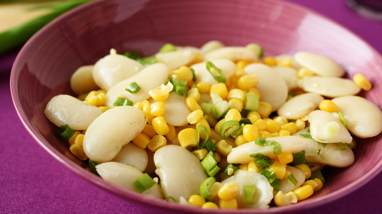 butter beans with corn