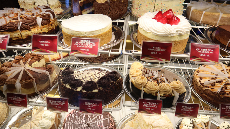 Cheesecake Factory display case