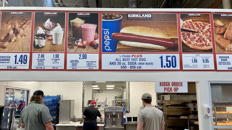 Costco food court menu