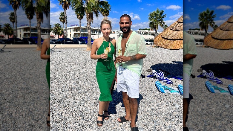 rebs and sandro at the beach