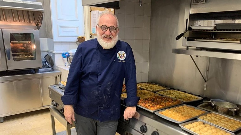 Art Smith standing in kitchen