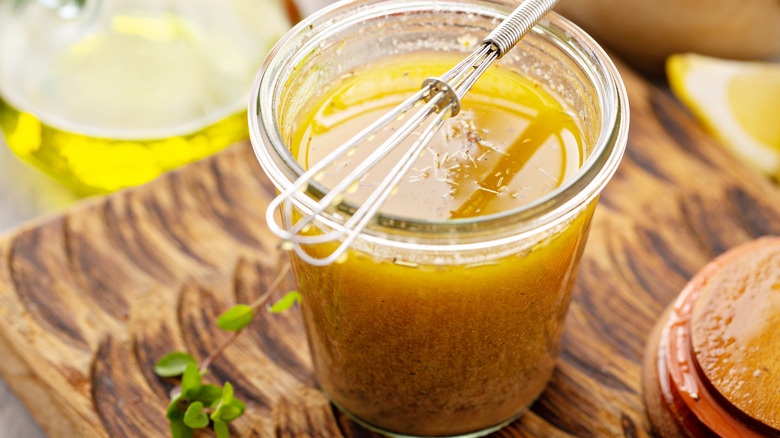 Homemade vinaigrette