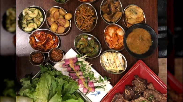 dishes from Whistle Pig Korean in Bozeman