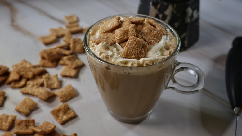 cinnamon cereal milk latte