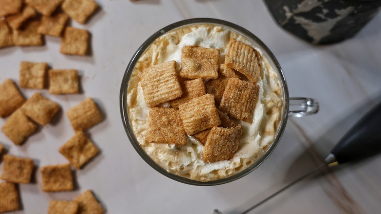 cinnamon cereal milk latte