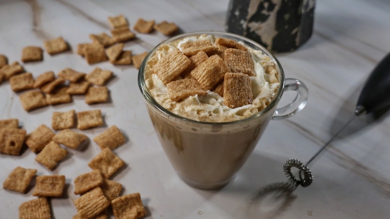 cinnamon cereal milk latte