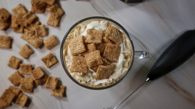 cinnamon cereal milk latte