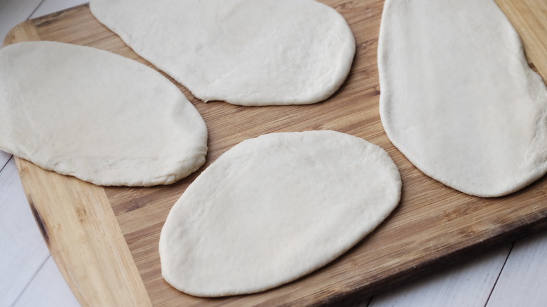 rolled elephant ear dough