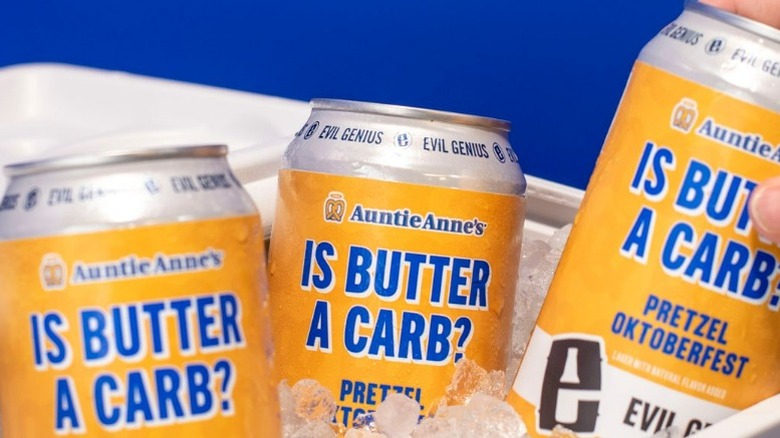 Auntie Anne's "Is Butter a Carb" beer?