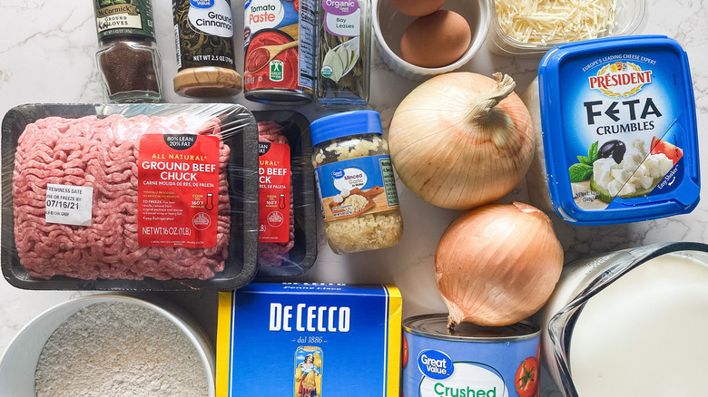 authentic pastitsio ingredients