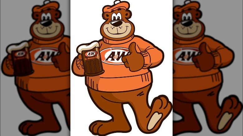 The A&W mascot cartoon 