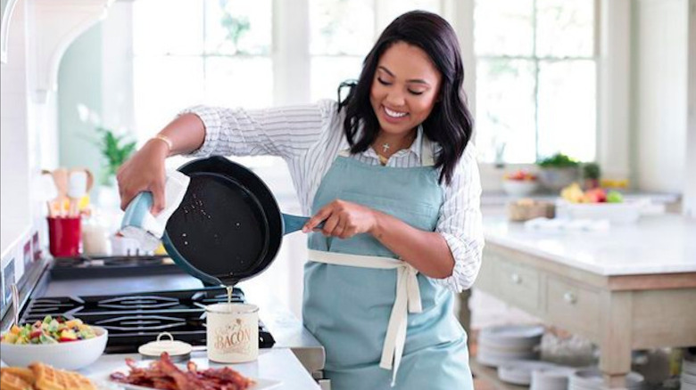 Ayesha Curry cooking