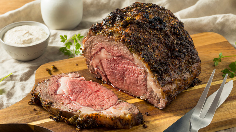 roasted prime rib