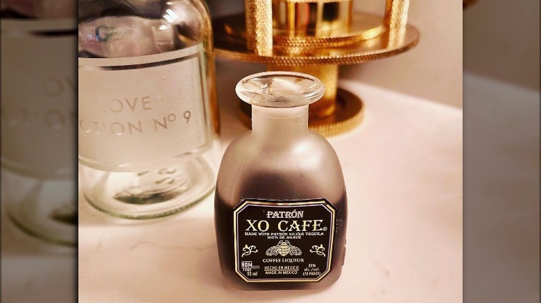 bottle of Patrón XO Cafe