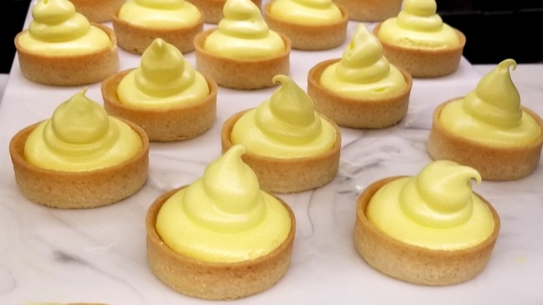 multiple yuzu tarts