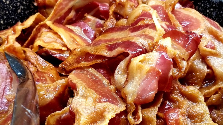 pile of bacon