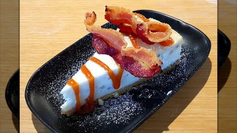 bacon on cheesecake