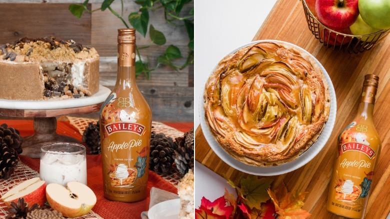 Baileys Apple Pie Liqueur and desserts